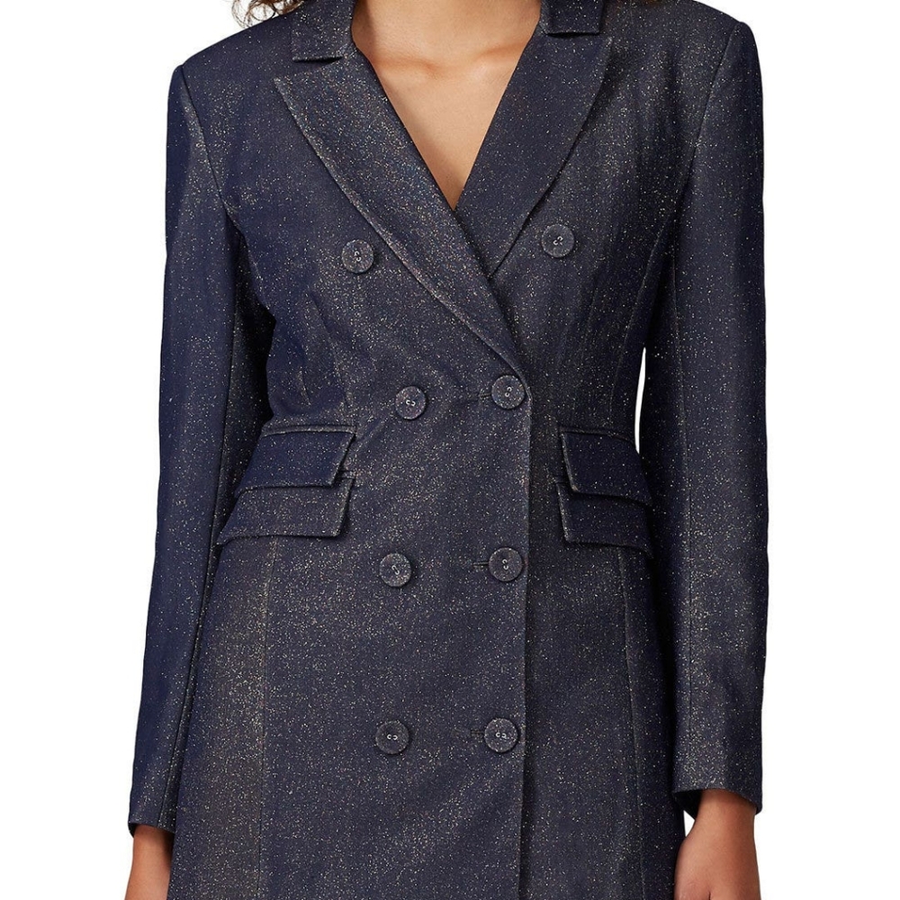 C/MEO COLLECTIVE Sparkly By Night Blazer Size L